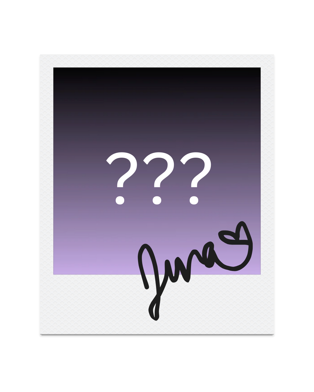 Mystery Polaroid (Signed) – JVNA Merch